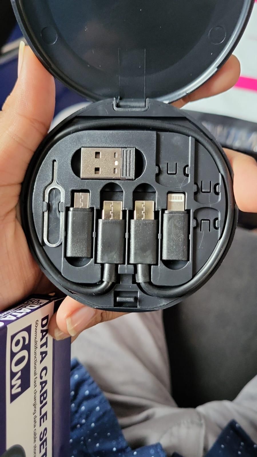 Fast Charging Travel Cable Set – Durable & Universal