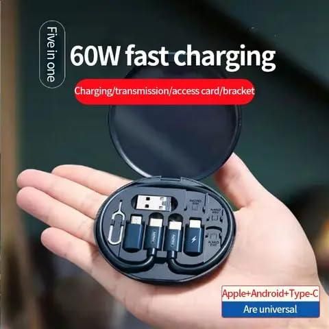 Fast Charging Travel Cable Set – Durable & Universal
