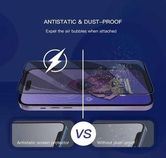 Tempered Glass Screen Protector for iPhone 14 Pro – Scratch & Shatter Resistant