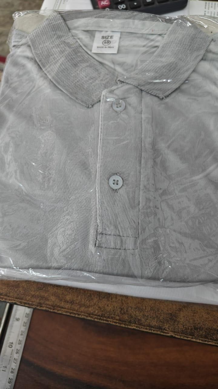 Solid Half Sleeves Mens Polo T-Shirt Pack Of 5