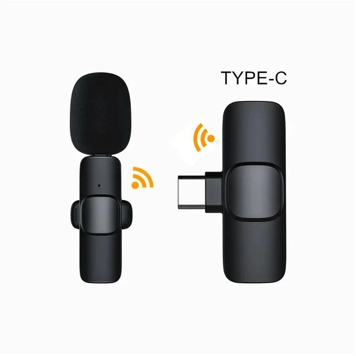 Imported Wireless Lavalier Microphone – High-Quality Audio & Video Recording