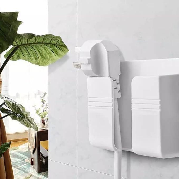 Wall-Mounted Mobile Holder with Adhesive & Charging Slot – Pack of 4