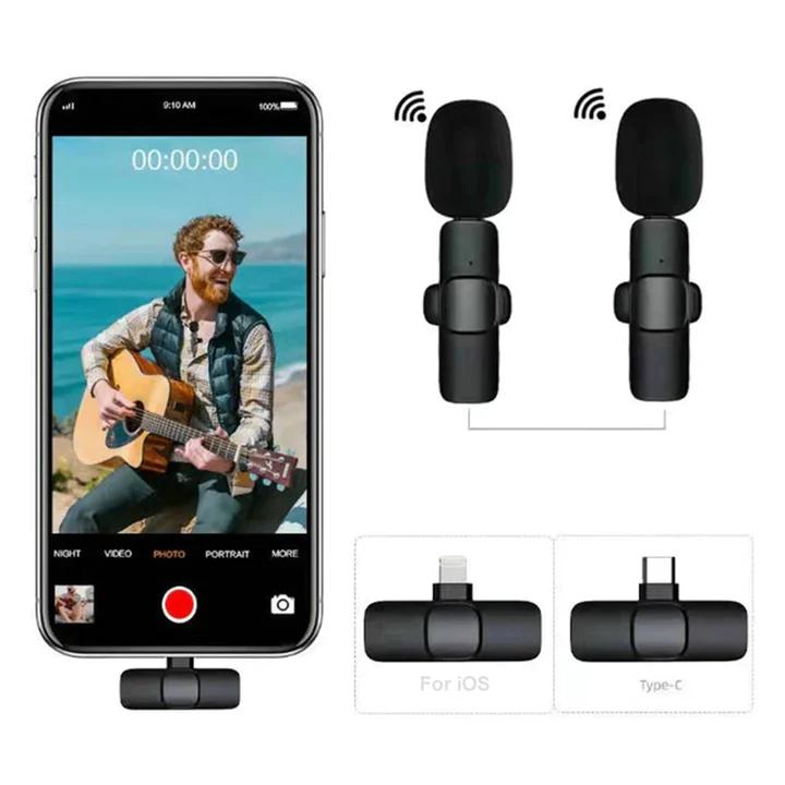 Imported Wireless Lavalier Microphone – High-Quality Audio & Video Recording
