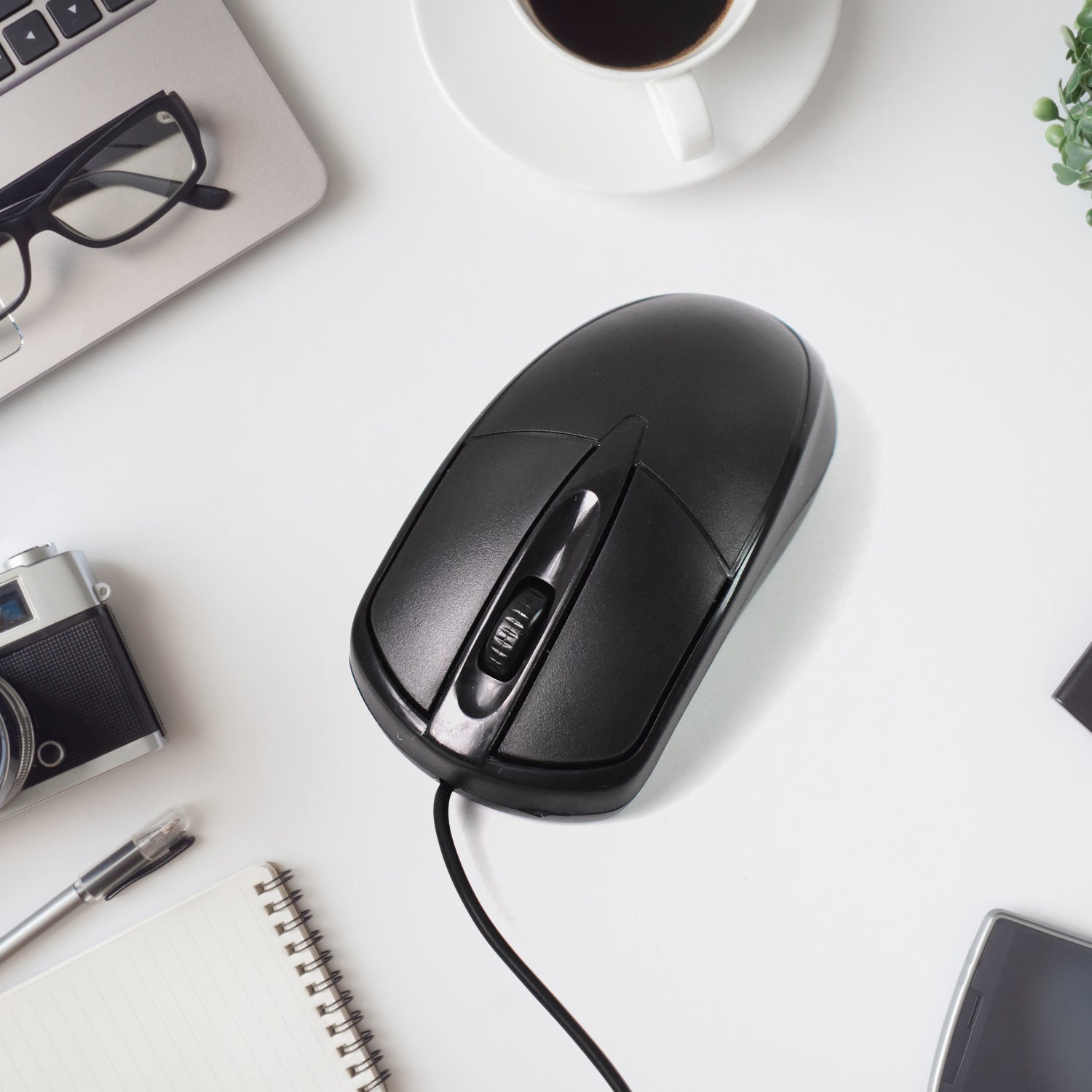 Computer / Laptop Wired Optical Mouse M- 045 (1 Pc)