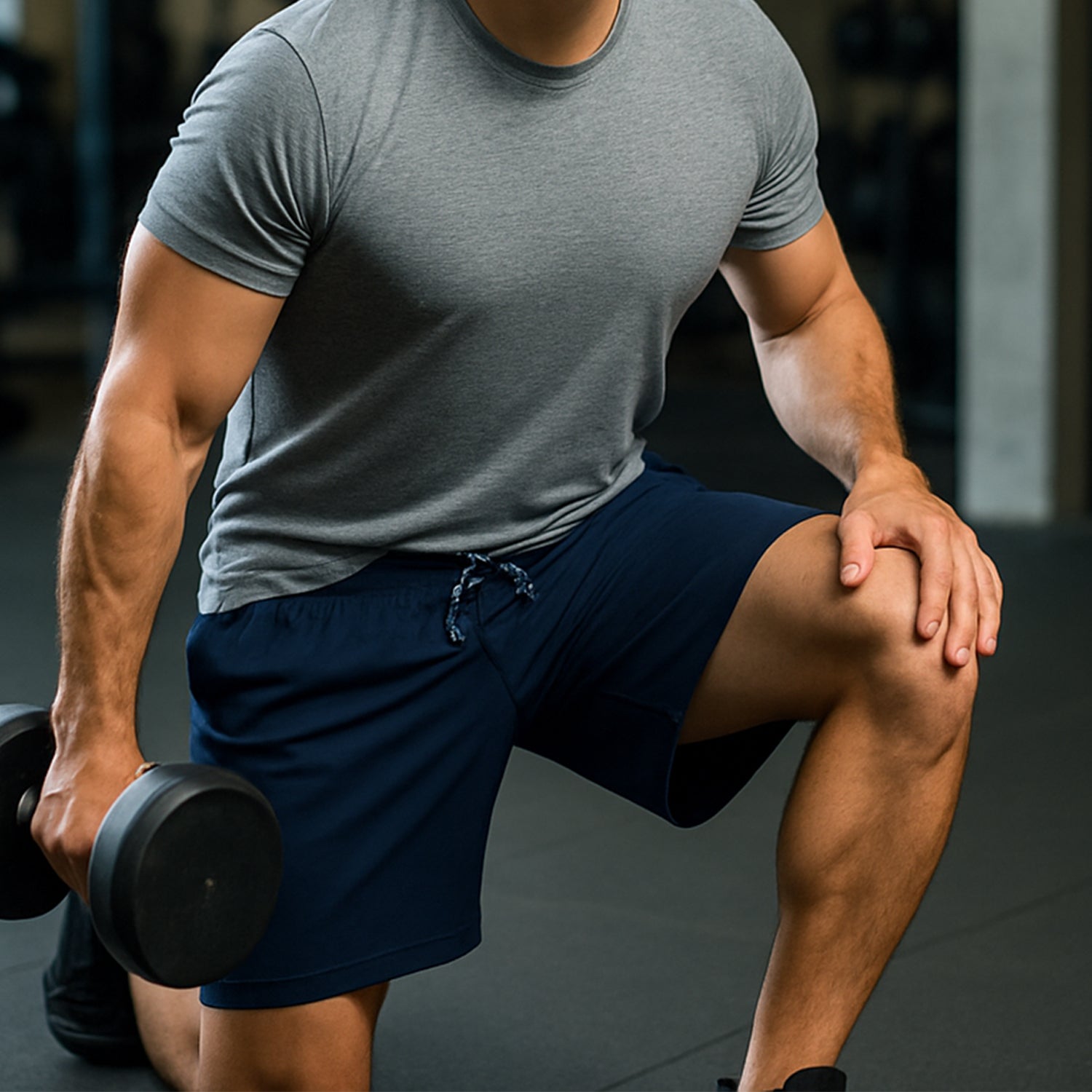 Mens Sports Shorts With Side Stripe (Medium 1 Pc)