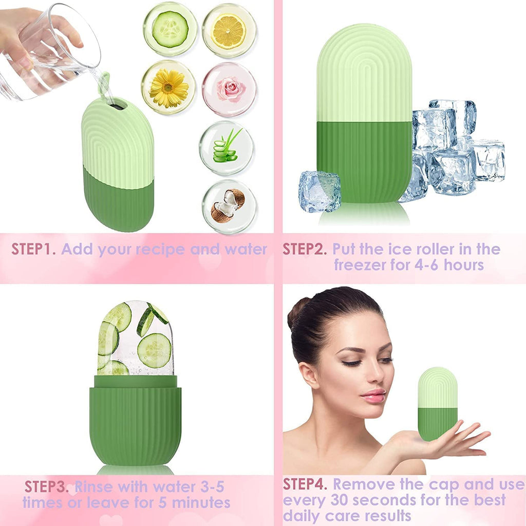 Beauty Ice Roller For Face Eye Reusable Face Rollers Facial Roller Box