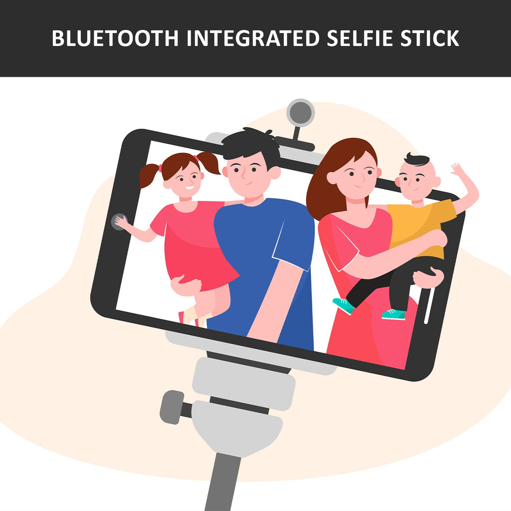 3-in-1 Bluetooth Selfie Stick Tripod for Mobile Phones