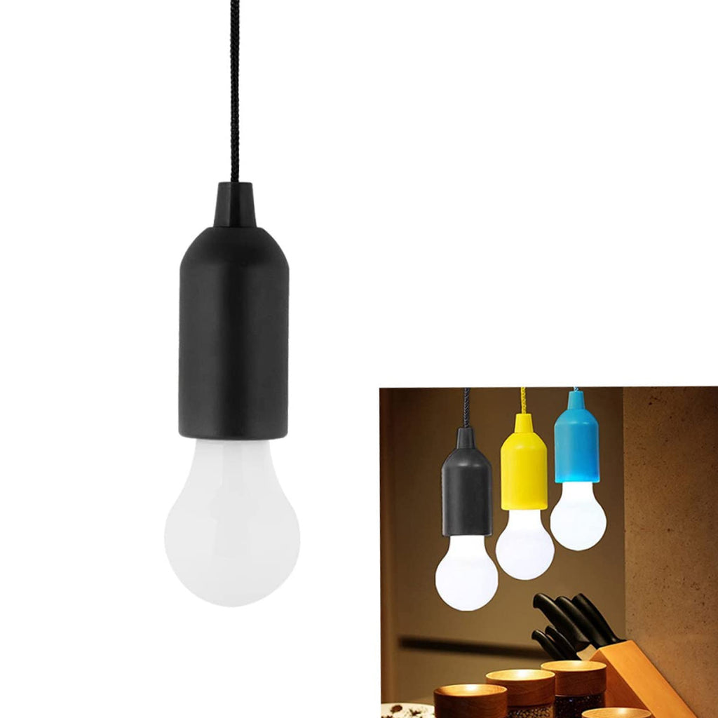 Light Bulb Black LED Pendant Lights