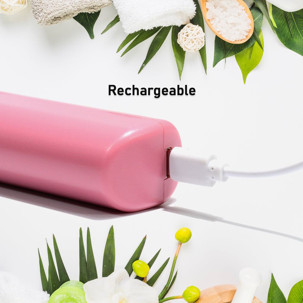 Rechargeable Mini Hair Straightener Travel Portable Usb Charging Cordless Hair Straightener Bursh Three Temperature Adjustments Flat Iron Comb (1 Pc)