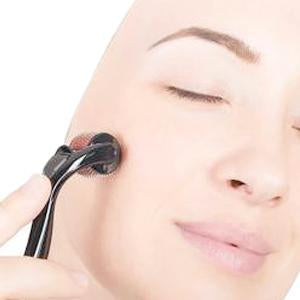 Derma Roller Anti Ageing And Facial Scrubs - Polishes Scar Removal Hair Regrowth
